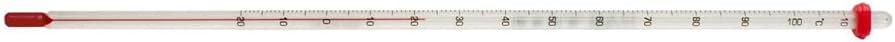 SP H-B DURAC General Purpose Lab Thermometer Total Immersion Glass Liquid Thermometer for Laboratories, Universities, Food and Beverage Processing, -20 to 150 Degrees Celsius