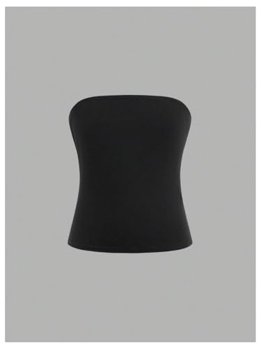 Milumia Girl's 4 Pack Printed Tube Top Strapless Slim Fitted Casual Bandeau Tops4