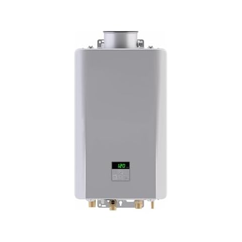 Rinnai RE199iN Non-Condensing Natural Gas Tankless Water Heater, Up to 7.6 GPM, Indoor Installation, 199,000 BTU Cover