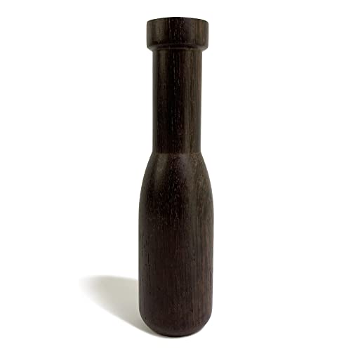 UPTALY 1 pcs Wooden Pestle (6.7'' x 1.7''), Natural Brown Black, Africa Millettia Laurentii Wood, No Splicing, Solid Wood Pessel, Replaceable Pestle, Spare Manual Grinding Stick, Long Kitchen Pestle