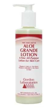Aloe Grande All-Purpose Lotion -8 Oz- Pump Plastic Bottle By Gordon Laboratories
