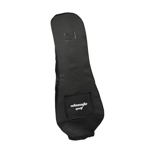 ゴルフバッグレインシールド 防水ナイロン製 ジッパー付き 折りたたみ可能 耐摩耗 軽量設計 ゴルフ用 雨よけカバー (ブラック)