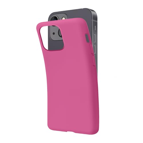 SBS Coque iPhone 14 Fuchsia Pantone 806 C Coque Souple Souple Flexible Anti-Rayures Coque Mince Confortable à Tenir dans Votre Poche Housse Compatible Charge...
