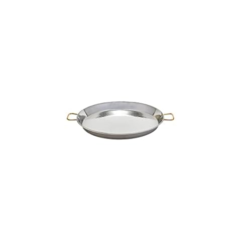 La Ideal Paella Sartén de Acero Inoxidable, Plata, 50 cm Cover