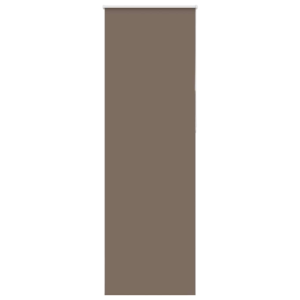 Estor enrollable opaco, 80 x 210 cm, color café