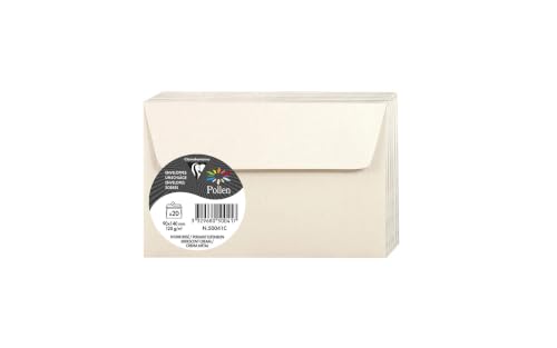 Clairefontaine 50041C - Packung mit 20 Umschläge Pollen...