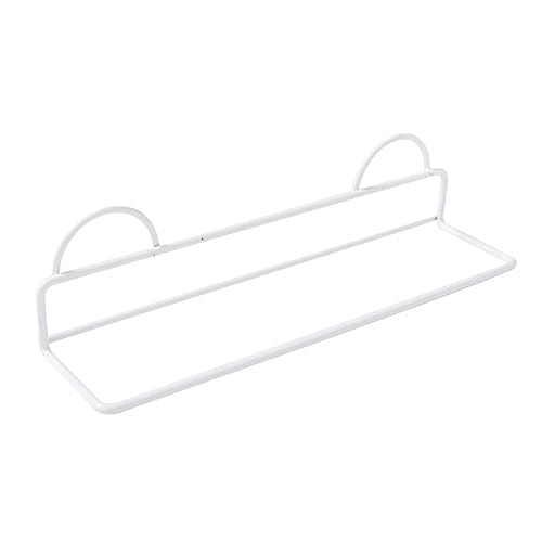 ERINGOGO Wall Mounted Single Layer Shoe Rack Easy Install Hanging Shoe Organizer for Bathroom Living Door Design for Slippers Sneakers High Heels