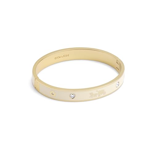 COACH Womens Signature Horse & Carriage Bangle Bracelet - Main Image