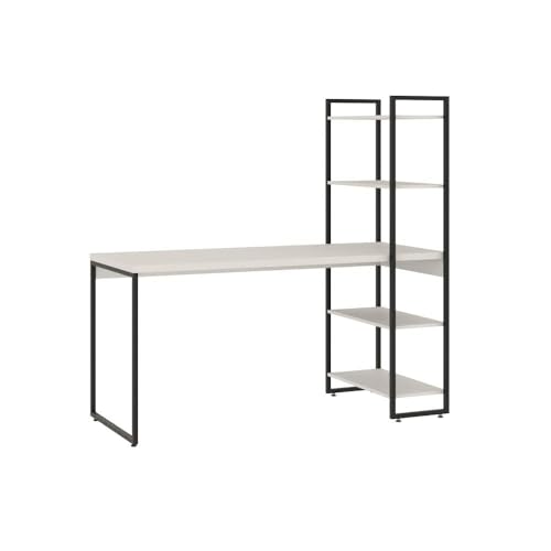 Compace Desing, Escrivaninha com Estante Alta 4 Prateleiras 1,50m...