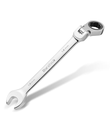 DURATECH 14mm Flex-Head Ratcheting Combination Wrench Metric