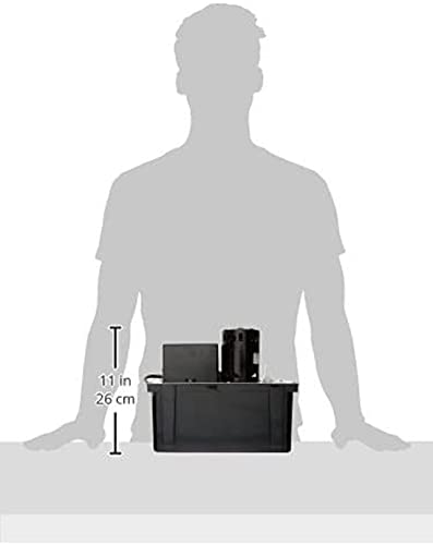 Little Giant Vcl-24Uls 115 Volt, 1/18 Hp, 270 Gph, Automatic Condensate Removal Pump With 1-Gallon Tank And Safety Switch, 6-Ft. Cord, Black, 553201 #TOP5