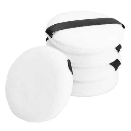 Beatifufu 15個純綿 メイクアップパウダーパフ ルースパウダー用 携帯便利 女性用 化粧パフ アイシャドウ チーク サロン 自宅 旅行 標準