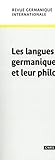  Revue Germanique Internationale 34 - Les langues germaniques anciennes et leur philologie