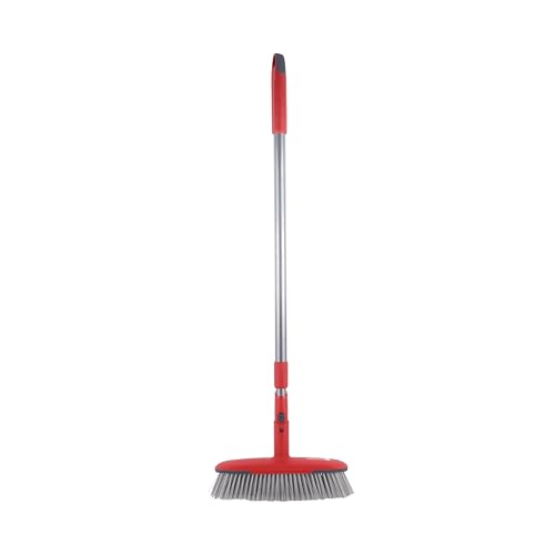 Royalford Floor Broom RF12756 Floor Broom with Stick with Strong Iron Handle Multipurpose Cleaning Tool