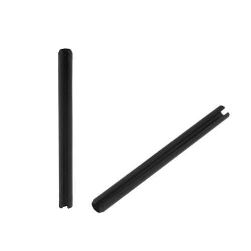 Slotted Spring Pins,SAFYY Steel Split Expansion Pin,Hollow Spring Pins ,Black Dowel Tension Slotted Pin for Home Improvement Automotive Machine Repair Tool (M5x30,50PCS)