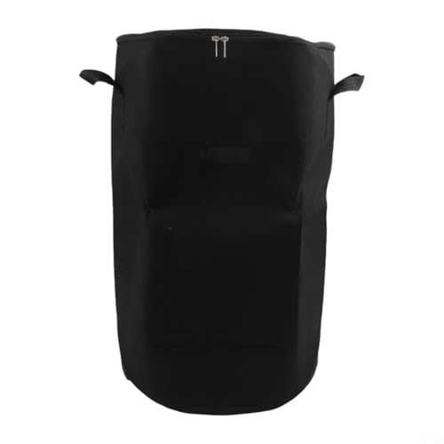 Yuanpgky Bolsa de abono no tejida para residuos de jardín, 15 galones (57 L) para bolsa de colección de hojas, diseño de fermentación probiótica, para tela no tejida duradera, negro/verde/camello