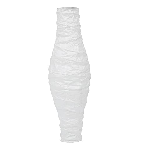 Uonlytech Floor Lamp Lampshade Nordic Simple Vertical Paper Light Cover 54 Inch Tall Paper Floor Lamp Shade for Indoor Lighting