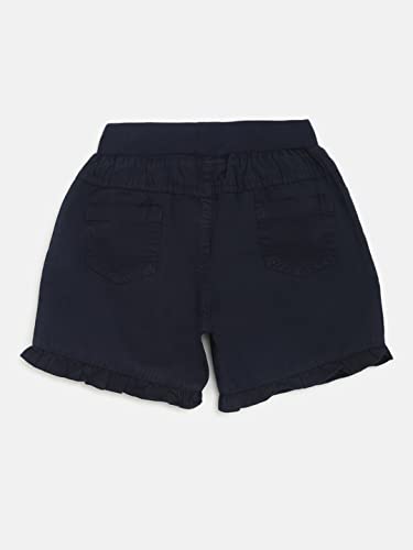 Image of Li'l Tomatoes Girls 100% Cotton Combo Shorts Pack of 2 | Soft & Breathable Summer Shorts | Elastic Waist Casual Wear | 2-14 Years