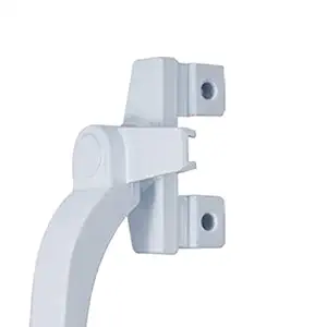 CALANDIS Window Handles Casement Locking Handle Fittings for Doors White Left