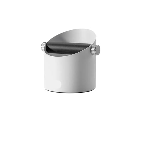 Coffee Machine Accessory: Compatible MUVNA Stainless Steel Knock Box with Removable Knocking Rod, Non-Slip Base for Coffee Machines