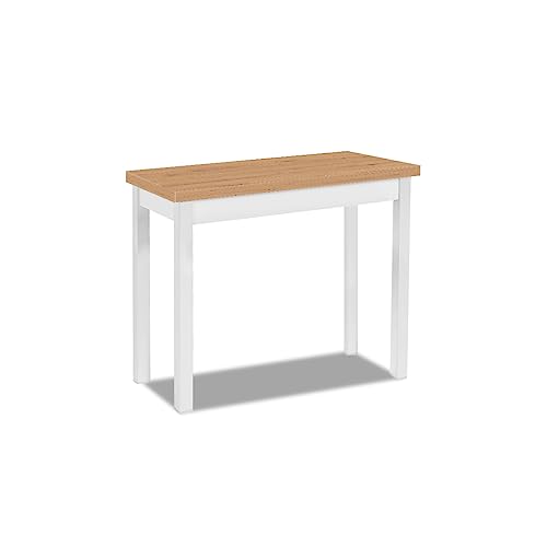 ASTIMESA Mesa de Cocina Tipo Libro sin cajón y Tapa de Madera Laminada, Amazona, 80 x 40 cm a 80 x 80 cm