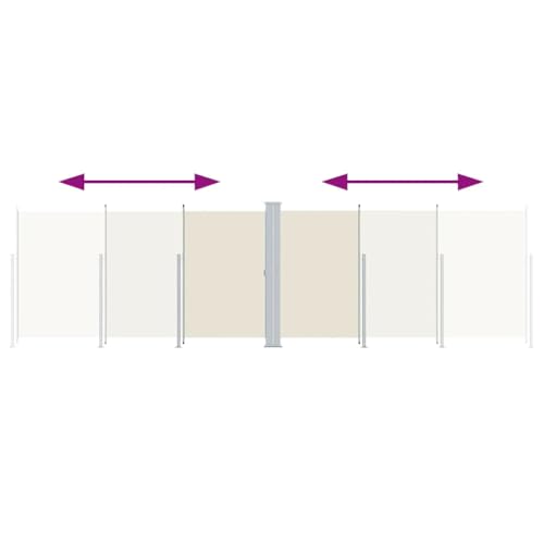Store latéral extensible crème contre le vis-à-vis et le vent - 3