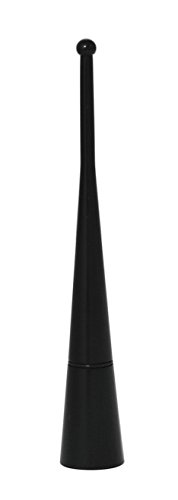 LAMPA - Stelo antenna alluminio Spillo - 10 cm - Nero