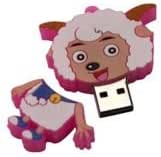Amazon.com: 8GB Goat Shaped Cartoon USB Flash Drive Pink