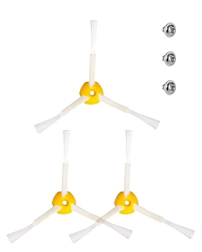 TPZORJX Confezione di 3 spazzole laterali di ricambio compatibili con Robot aspirapolvere 500, 600 e 700, accessori robot aspirapolvere set di ricambio spazzole laterali con 3 ali