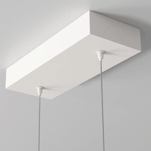 Suspension moderne à bande LED 26 W avec éclairage acrylique 360°