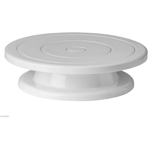 Graziano Piatto Girevole per Torte – Diametro 28 cm – Base Rotante in Plastica per Decorazione e Presentazione Dolci