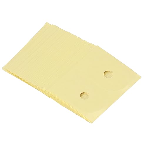 Image of YWBL-WH Lens Edging Blocking Sticker, 500 Pieces, Double Sided Adhesive Tape, PET Film, 28x39mm, Transparent, for Eyeglasses Polishing