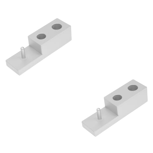 Beavorty 2 Pcs Alloy Razor Stand Beard Care Razor Holder Easy to Use Shaver Storage Base