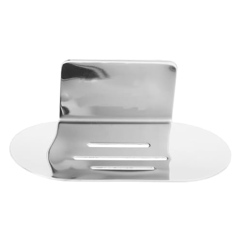 FOMIYES Dispensador De Jabón Sin Perforaciones Cubierta Ajustable Conector De Abrazadera Para Jaula De Conejos Imanes De Cerradura De Puerta Kit De Pantalla Juguete Acero Inoxidable Silver