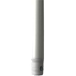 WAC Lighting 12in Ceiling Fan Extension Downrod in Matte White