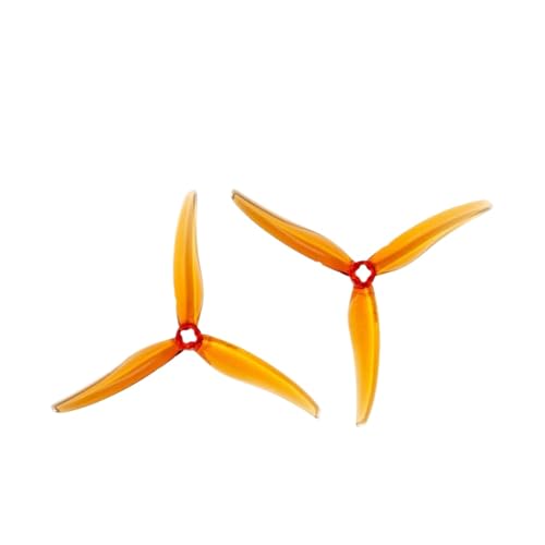 24 個 SL 5130 5 インチ 3 小道具 10 ペア FPV ドローン用フリースタイル マルチローター アクセサリー(Orange)