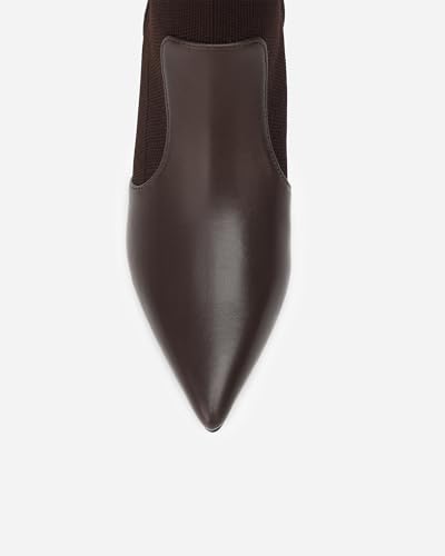 COSY Women's Pointed Toe Ankle Boots - Elegant Stiletto Heel Booties, Warm Winter Boots for Fall & Winter Fashion3