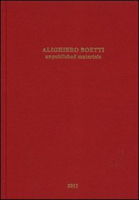 Alighiero Boetti Unpublished Materials beau livre salon