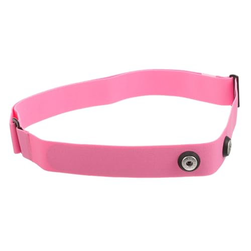 POPETPOP Gym Straps Fitness Tracker Correa de Ajustable Correa para el del Monitor cardíaco cinturón de fijación del cinturón Pectoral Correa elástica Deportiva Nylon Rosa