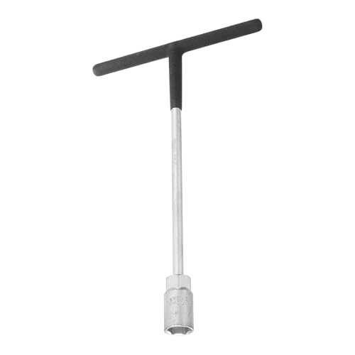 sourcing map T-Handle Metric Socket Wrench 19mm CR-V 6-Point Hex Hexagon T-Shape Spanner for Motorcycle Bicycle Car Repair