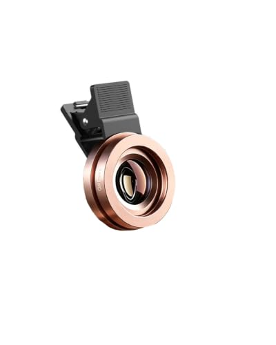 2 in 1 Phone Camera Lens, 0.45X Wide Angle & 15X Macro Lens, HD No Distortion Clip On External Cell Phone Lens