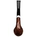 Savinelli Trevi Series - Italian Handmade Mediterranean Briar Wood Pipe, Bent Billiard, Polished Finish, 6mm, 606 KS