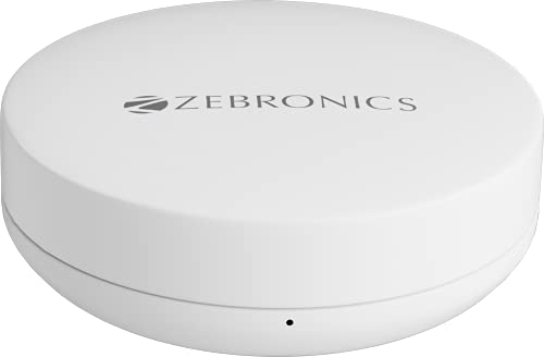 Image of Zebronics Zeb-IR Blaster Smart WiFi Universal Remote with Built in Alexa, for TV /AC /Speaker /DTH (White)