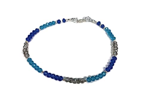 Bracelet labradorite bleu topaze tanzanite cadeau unisexe anniversaire