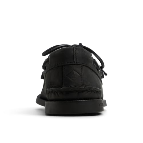 Image of Sperry Men's Authentic Original Boat Shoe, Black, 14 W