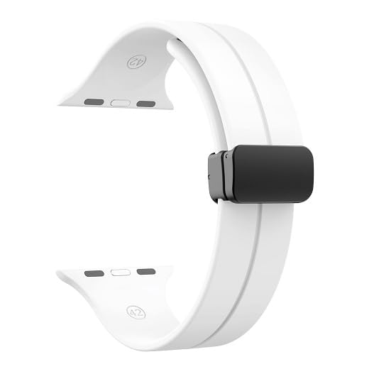 Colorcase Smart Watch Buckle Silicon Strap Compatible with Boult Dive Evo Smart Watch - Silicon Buckle Band - White (B0CK5X4N26) Amazon Price History, Amazon Price Tracker