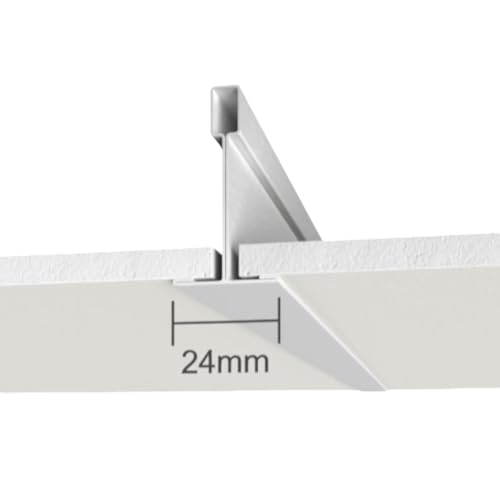 Suspended White Vinyl Ceiling Tiles – 595mm x 595mm (Fits 600mm x 600mm Grid) Easy-Clean & Wipeable | Pack of 10 Tiles | Covers 3.6m² per Box