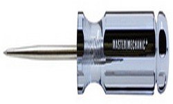 Master Mechanic 3 in. Round Awl Screwdriver