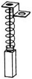 Balais de Charbon Asein 0116 pour Bosch Coupeuse/Scie UBH 3/16, Bosch Marteau UBH 3-24 SE, Bosch Marteau UBH 3/16, Bosch Marteau UBH 3/20 SE, Bosch Marteau UBH 3/24 SE - 6,3x6,3x11,5mm - 0,25x0,25x0,45'' - Avec ressort, cable et connecteur - Remplace les