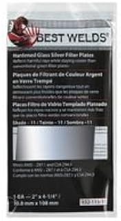 Glass Silver Mirror Filter Plate, Silver/11, 2 in x 4.25 in, Glass (20 Pack)